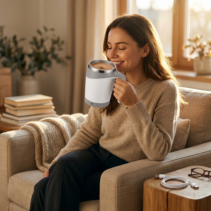 Rechargeable Self-Stirring Mug