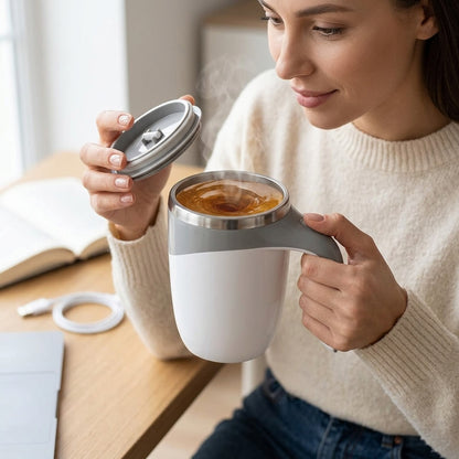Rechargeable Self-Stirring Mug