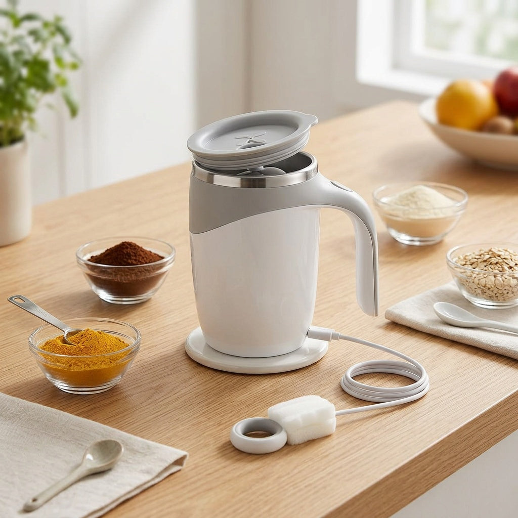 Rechargeable Self-Stirring Mug