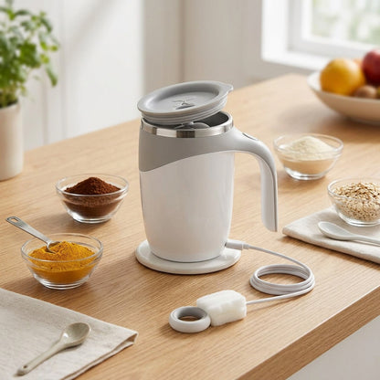 Rechargeable Self-Stirring Mug